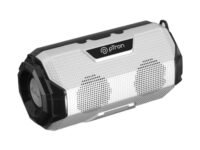 pTron Newly Launched Fusion Rock 16W Portable Bluetooth 5.0 Speaker with Dual Drivers, 6Hrs Playtime, Speaker for Phone/Laptop/Tablets, Aux/TF Card/USB Drive Playback & TWS Function (Silver/Black)