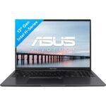 ASUS Vivobook 16 (2023), Intel Core i9-13900H 13th Gen, 16" (40.64 cm) FHD+, Thin & Light Laptop (16GB/512GB SSD/Intel Iris Xe/Win 11/Office 2021/Backlit KB/Fingerprint/Black/1.88 kg) X1605VA-MB947WS