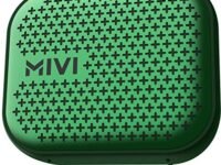 Mivi Roam 2 Bluetooth 5W Portable Speaker,24 Hours Playtime,Powerful Bass, Wireless Stereo Speaker with Studio Quality Sound,Waterproof, Bluetooth 5.0 and in-Built Mic with Voice Assistance-Green