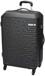 American Tourister Cruze 70 cms Medium Check-in Acrylonitrile Butadiene Styrene (ABS) Hard Sidded 4 Spinner Wheels Luggage/Suitcase/Trolley Bag (Black)