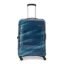 Aristocrat Force 75cm 360° rotated Acrylonitrile Butadiene Styrene (ABS) Hardsided Large Size 4 Wheels Blue Suitcase
