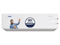 Blue Star 1 Ton 5 Star Inverter Split AC with 80 Months Warranty (Copper, Multi Sensors, Convertible 5 in 1 Cooling, Smart Ready, Blue Fins, Self Diagnosis, 2024 Model, IC512YNUR, White)