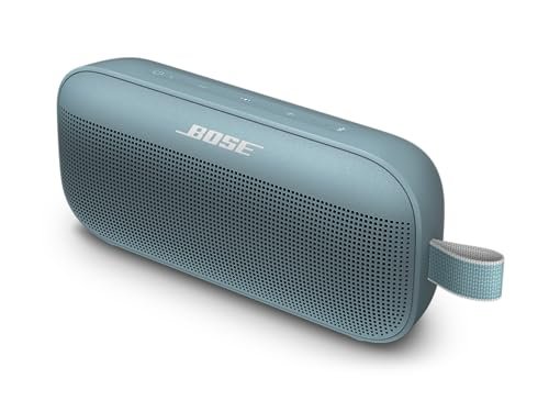 Bose SoundLink Flex Bluetooth Portable Speaker, 5W Wireless Waterproof Speaker for Outdoor Travel - Stone Blue