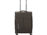 Carlton Unisex Zip Closure Soft Trolley (Brown_57)