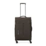 Carlton Unisex Zip Closure Soft Trolley (Brown_70)