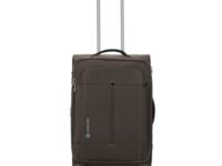 Carlton Unisex Zip Closure Soft Trolley (Brown_70)