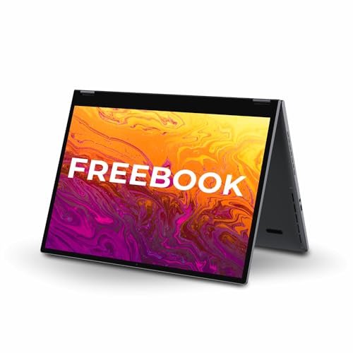 Chuwi FreeBook 13.5 Inch 2 in 1 Touchscreen Laptop,Flipped 360 Degree, Windows 11,Intel Core i3-1215U 12th gen, 46.2Wh, 12 GB RAM LPDDR4 512 GB SSD Expandable Upto 1 TB, Backlit Keyboard