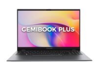 Chuwi GemiBook Plus 15.6" Laptop, 8GB RAM 256GB SSD, Windows 11, Intel N100 (Upto 3.4GHz), WiFi 6, USB-A 3.0, Webcam, Bluetooth 5.2, HDMI Port, 38Wh, 1.7kg (Iron Gray)