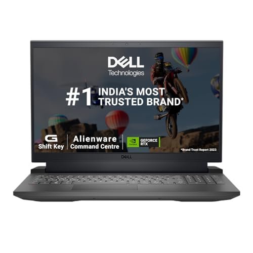 Dell G15-5530 Gaming Laptop, Intel Core i5-13450HX Processor, 16GB DDR5, 1TB, NVIDIA RTX 3050,6GB GDDR6, 15.6" (39.62cm) FHD 120Hz 250 nits, Backlit KB Orange,Win 11 + MSO'21, Dark Shadow Gray, 2.65kg
