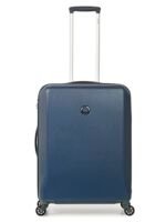 Delsey Paris Misam 66 Cms Medium Check-in ABS Hard Sided 4 Wheels 360 Degree Rotation Luggage/Suitcase/Trolley Bag for Travel (Blue)