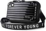 Forever Young Sling Bag For Women And Girls | Crossbody & Mini Suitcase Box | Multi pattern with Detachable Shoulder Strap and Convertible into Cosmetic