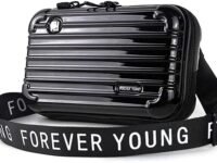 Forever Young Sling Bag For Women And Girls | Crossbody & Mini Suitcase Box | Multi pattern with Detachable Shoulder Strap and Convertible into Cosmetic