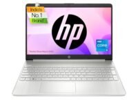 HP 15s 12th Gen Intel Core i5, 15/6inch (39.6 cm), 8GB RAM, 512GB SSD, Intel Iris Xe Graphics, Backlit Kb, (Win 11 Home, Natural Silver, 1.69kg), fq5202TU / fq5329TU