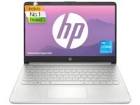 HP Laptop 14s, 12th Gen Intel Core i3-1215U, 14-inch (35.6 cm), FHD, 8GB DDR4, 512GB SSD, Intel UHD Graphics, Thin & Light, Dual Speakers (Win 11, MSO 2021, Silver, 1.46 kg), dy5008TU