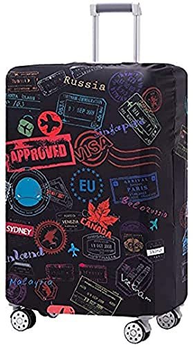 Handcuffs Luggage Cover Trolley Travel Covers Washable Dust Proof Anti-Scratch Suitcase Protector (Large)