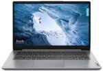 Lenovo IdeaPad Slim 1 Intel Celeron N4020 14" (35.5cm) HD 220nits Thin and Light Laptop (8GB/256GB SDD/Windows 11/Office 2021/1Yr Warranty + ADP/3months Game Pass/Cloud Grey/1.3Kg), 82V6006EIN