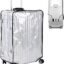 Maha Transparent Protective Zipper PVC Dust Proof Cover for Hard/Plastic Body Luggage/Suitcase Trolley Bags | Hard 2 | Size: 24