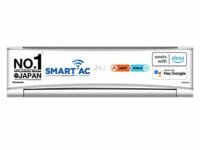 Panasonic 1.5 Ton 3 Star Hot and Cold Wi-Fi Inverter Smart Split AC (Copper, 7 in 1 Convertible with AI, Twin Cool, PM 0.1 Filter, CS/CU-KZ18ZKYF, 2023 Model, White)