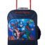 QT Sizzling Polyester Soft 8 inch luggage(QTHB51_Blue)