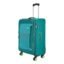 Safari Antitheft 71 cms Medium Check-in Polyester Soft Sided 8 Wheel 360 Degree Rotation Luggage/Suitcase/Trolley Bag (Teal)