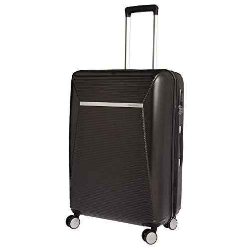 Samsonite Enwrap Polycarbonate 74.5 cms Matte Black Hardsided Check-in Luggage (SAM ENWRAP SP 75/28 EXP MA.BLK)