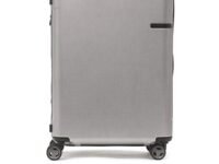 Samsonite Trolley Bag Suitcase for Travel | Trolley Bag | 69 Cms Evoa Spinner Check-in Luggage Bag, Brushed Silver