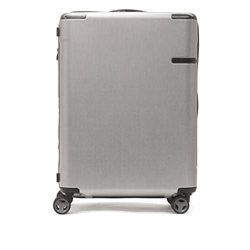 Samsonite Trolley Bag Suitcase for Travel | Trolley Bag | 69 Cms Evoa Spinner Check-in Luggage Bag, Brushed Silver