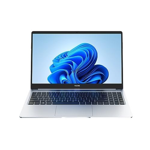 TECNO MEGABOOK T1,Intel Core 11th Gen i3 Processor (8GB RAM/512GB SSD Storage), 15.6-Inch(39.62 CM) Eye Comfort disply, (14.8mm Ultra Slim/70 Wh Large Battery/Windows 11/ Moonshine Silver / 1.56 Kg)