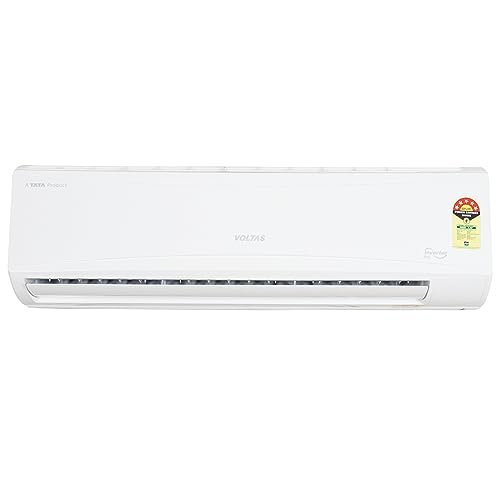 Voltas 2 Ton 5 Star, Inverter Split AC(Copper,4-in-1 Adjustable Mode, Anti-dust Filter, 2023 Model, 245V Vectra Pluto, White)