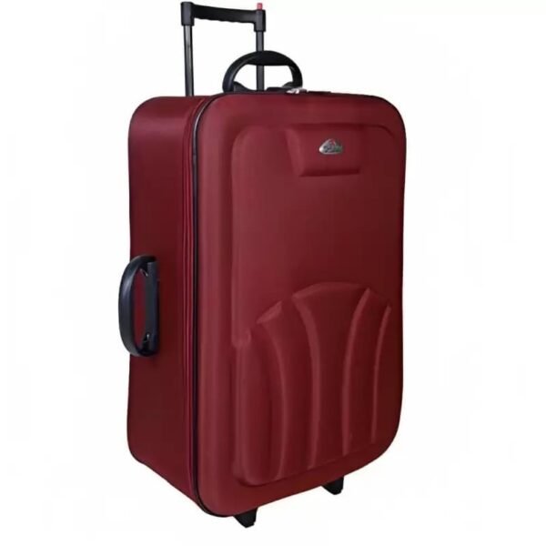 YEXXI Trolley Bag Suitcase for Travel Polyester 24 inch Softsided Cabin & Check-in Luggage Bag Suitcase for Men & Women (RED)