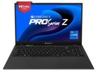 ZEBRONICS Laptop PRO Series Z NBC 5S, Intel Core 12th Gen i7 Processor (16GB RAM | 512GB SSD), 15.6-Inch (39.6 CM) IPS Display, (Ultra Slim | 38.5 Wh Large Battery| Windows 11 | Space Grey | 1.76 Kg)