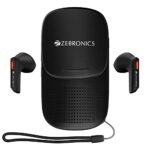 ZEBRONICS SoundBomb X1 3-in-1 Bluetooth v5.0 InEar Earbuds, Speaker Combo Black with 30 Hour Backup, Built-in LED Torch, Call Function, Voice Asst, Type C and Splash Proof Portable Design