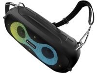 Zebronics Music Bomb X Pro 20W Output, Portable Wireless Speaker with Bluetooth 5.1, 22h Backup, TWS, USB, mSD, AUX, FM, Call Function and RGB LED Lights