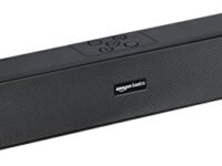 amazon basics Bluetooth Speaker 5.3 Soundbar with 16W RMS, 2000mAh Battery, Upto 19 Hrs Playtime Aux/USB Port (Black)