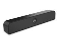 pTron Musicbot Evo 12W Bluetooth Speaker 5.0 Mini Soundbar, 10Hrs Playback Time, Stereo Soundbar for Phone/TV/Laptop/Tablets/Projectors, Multi Modes Aux/TF Card/USB Drive & TWS Pairing (Black)