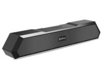 pTron Newly Launched Fusion Evo v4 16W Bluetooth 5.2 Speaker, Dual Drivers, up to 19Hrs Playtime, Soundbar for Phone/TV/Laptop/Tablets/Projectors, Aux/TF Card/USB Drive Playback & TWS Function (Black)