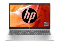 HP Laptop 15, AMD Ryzen 5 7520U, 15.6-inch (39.6 cm), FHD, 16GB LPDDR5, 512GB SSD, AMD Radeon Graphics, FHD Camera w/Privacy Shutter, Backlit KB (Win 11, MSO 2021, Silver, 1.59 kg), fc0030AU
