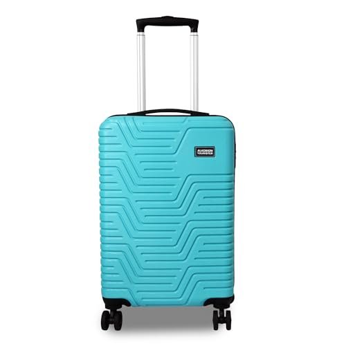 ALKOSIGN Aqua 57 cm Cabin Polycarbonate Hard Sided 8 Wheel 360 Degree Wheeling System Cabin Small Size Luggage/Suitcase/Trolley Bag/Travel Bag (Teal)