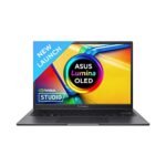 ASUS Creator Series Vivobook 14X OLED (2023), Intel Core i7-12650H 12th Gen, 14" (35.56 cm) 2.8K 90Hz OLED, Laptop (16GB/1TB/4GB RTX 2050/Win11/Office 2021/FP/Black/1.4 kg), K3405ZFB-KM751WS