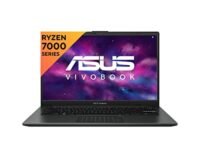ASUS Vivobook Go 14, AMD Ryzen 3 7320U, 14" (35.56 cm) FHD, Thin and Light Laptop (8 GB RAM/512GB SSD/Win11/Office 2021/42WHr /Black/1.38 kg), E1404FA-NK325WS
