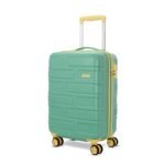 American Tourister BRICKLANE+ 8 Wheel Spinner Polycarbonate (PC) 55 Cm Small Emerald Green Cabin Hard Luggage