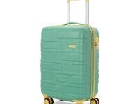 American Tourister BRICKLANE+ 8 Wheel Spinner Polycarbonate (PC) 55 Cm Small Emerald Green Cabin Hard Luggage