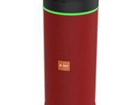 Aroma® Studio 34 Energy 10W Bluetooth Speaker Hi-fi Stereo Sound Surround Upto108 Hours Playback, Best for Mobile, Laptop/PC, Ipad, Media Players with Multi Modes Aux/TF Card/USB Drive (Red)