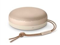 BANG & OLUFSEN Beosound A1 2nd Gen Portable Wireless Bluetooth Speaker with Voice Assist & Alexa Integration, 3 Microphones for Great Call Quality,IP 67 Dustproof and Waterproof, Gold