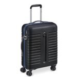 Delsey Paris Iroise 76 Cms Large Check-in Abs/Polycarbonate Blend Hard Sided 4 Wheels 360 Degree Rotation Luggage/Speed_Wheel Suitcase/Trolley Bag (Black)