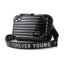 Forever Young cross-body sling box bag for girls and womens | Mini suitcase convertible into cosmetic sling bag | Detachable Broad Strap