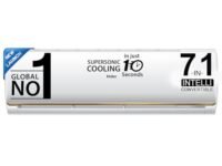 Haier 1.5 Ton 4 Star Triple Inverter Split AC (Copper, 7 in 1 Convertible, Anti Bacterial Filter, Cools at 60°C Temp, 20 Mtrs Air Throw - HSU18C-TQG4BN-INV,White,2024 Model)