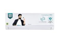 Hisense 1.5 Ton 5 star Inverter Split AC(Copper, 4-in-1 Convertible with Intelligent 4 modes, PM 2.5 filter, Anti corrosion, Self Clean, 2024 Model, AS-18TR4R5AP1, White with Chrome Deco Strip)