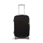 ORKA TRAVEL Premium Spandex Stretchable Fabric Luggage Cover Large 30 inch - Black (Suitcase Bag Not Included in This Product)