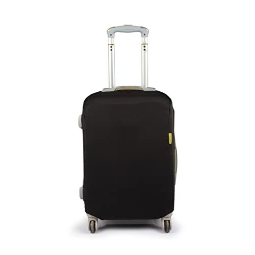 ORKA TRAVEL Premium Spandex Stretchable Fabric Luggage Cover Large 30 inch - Black (Suitcase Bag Not Included in This Product)